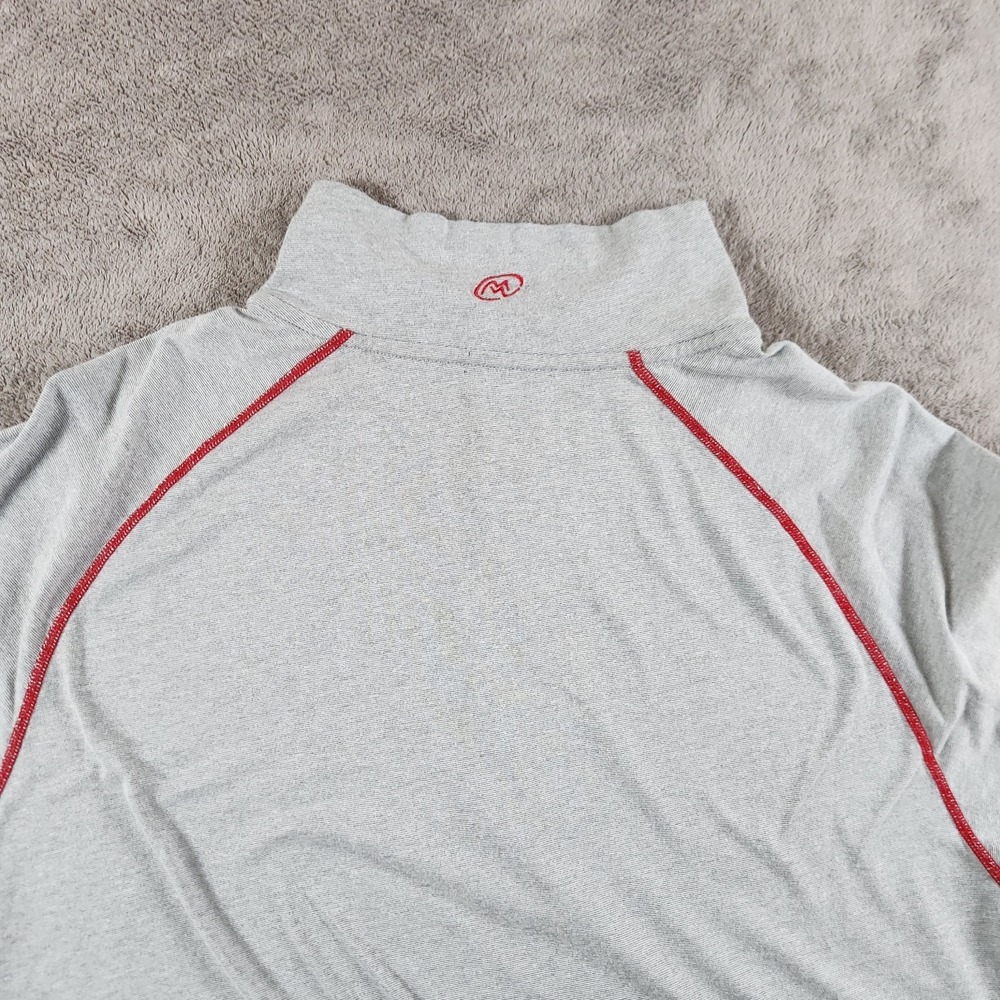 Cloudveil 1/4 Zip Technical Pullover Mens size XL Heather Gray Contrast Hiking - Picture 8 of 10